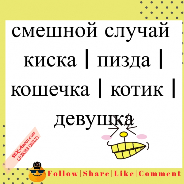 смешной случай - киска | пизда | кошечка | котик | девушка